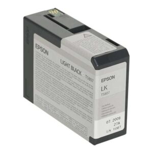 epson t5807 negro light cartucho de tinta original c13t580700