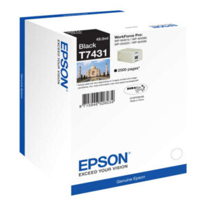 epson t7431 negro cartucho de tinta original c13t74314010