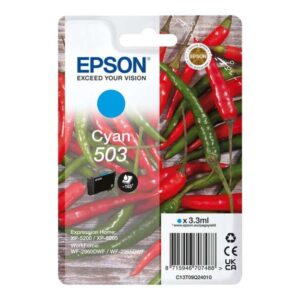 epson 503 cyan cartucho de tinta original c13t09q24010