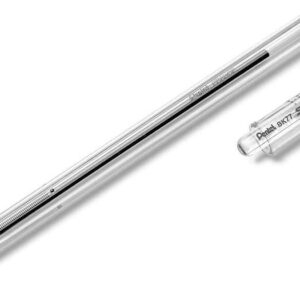 pentel superb boligrafo de bola punta fina 0.7mm trazo 0.35mm tinta con base de aceite color negro