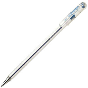 pentel superb boligrafo de bola punta fina 0.7mm trazo 0.35mm tinta con base de aceite color azul