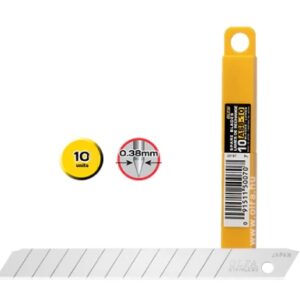 olfa pack de 10 cuchillas de respuesto para cutters olfa 12 segmentos ancho 9mm