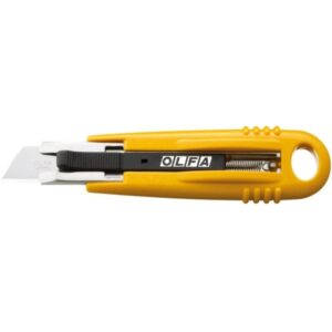 olfa sk 4 cuchilla de seguridad autoretractil semiautomatica canal de acero inoxidable maxima seguridad uso ambidiestro