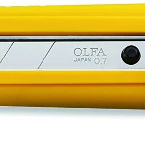 olfa nh 1 cutter con bloqueo de trinquete empuñadura de goma canal de acero inoxidable