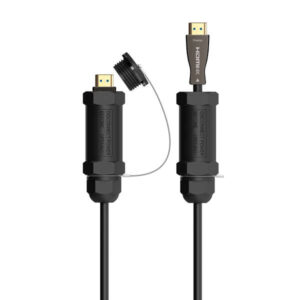 aisens cable hdmi v2.1 aoc con armadura ultra alta velocidad / hec 8k@60hz 4k@120hz 4:4:4 48gbps a/m a/m 20m color negro