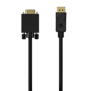 aisens cable conversor displayport a vga dp/m vga/m 1.0m color negro