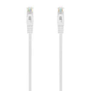 aisens cable de red latiguillo rj45 lszh cat.6a 500 mhz utp awg24 0.50m libre de halogenos 10 gigabit/s color blanco