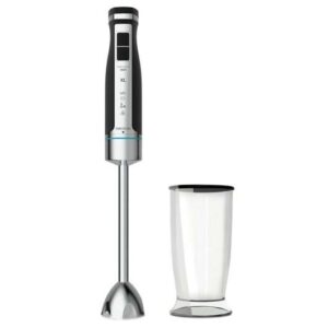 cecotec powergear 1500 xl batidora de mano 1500w 4 hojas con recubrimiento de titanio 21 niveles y turbo incluye vaso de con tapa