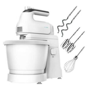 cecotec powertwist 500 gyro batidora de varillas 500w bol autogiratorio de 3,5l 5 niveles de velocidad funcion turbo diseño ergonomico