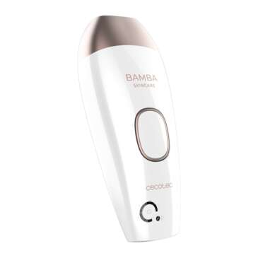 cecotec bamba skincare ipl quartz depiladora ipl luz pulsada 120.000 disparos lampara de cuarzo sensor para deteccion de piel diseño compacto