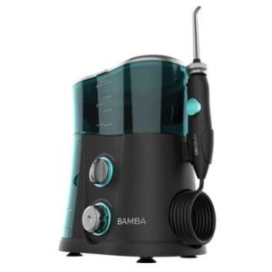 cecotec bamba toothcare 1200 jet pro irrigador bucal 7 boquillas hasta 1250 1700 pulsos por minuto pantalla led capacidad 1000ml 10 ajustes de presion ipx4 desinfeccion con luz uv