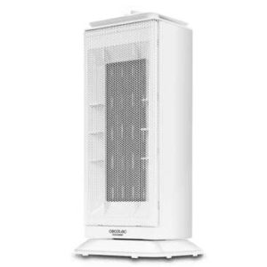 cecotec ready warm 6200 ceramic sky calefactor baño ceramico 2000w oscilante termostato regulable 3 modos de funcionamiento proteccion sobrecalentamiento y antivuelco cobertura 20m2