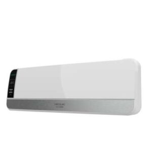 cecotec ready warm 5250 swing box ceramic calefactor ceramico de pared bajo consumo 2000w oscilacion pantalla led ipx2 temporizador 3 modos mando a distancia