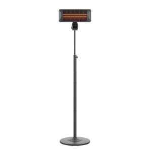 cecotec ready warm 8200 power quartz calefactor de exterior 2000w calefactor halogeno de cuarzo colocacion en pared o de pie ip24 2 niveles de potencia mando a distancia