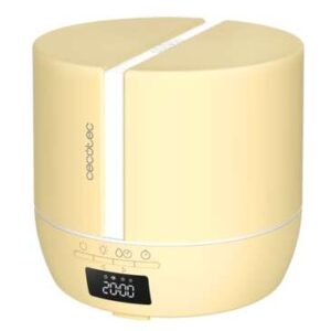 cecotec purearoma 550 connected sunlight difusor de aromas 500ml bluetooth pantalla led altavoz temporizador 12h 3 modos de funcionamiento cobertura 30m2