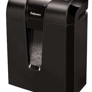 fellowes 63cb destructora de papel manual corte en particulas p 3 destruye hasta 10 hojas a la vez capacidad de la papelera 19l color negro