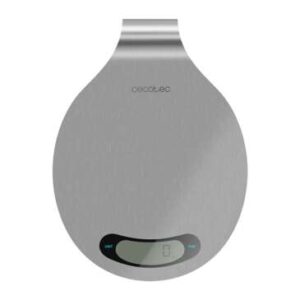 cecotec cook control 10400smart healthy easyhang bascula de cocina precision de 1gr peso max. 8kg pantalla lcd funcion tara asa para colgar