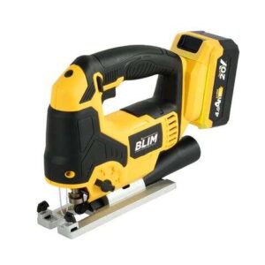 blim sierra de calar a bateria 20v 4.0ah velocidad sin carga 0 2400rpm base de aluminio empuñadura ergonomica laser/led incorporado