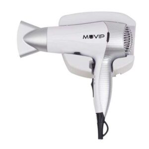 muvip secador de pelo 2200w motor dc base para colgar en pared 2 velocidades y 3 temperaturas boton aire frio cable 1.8m