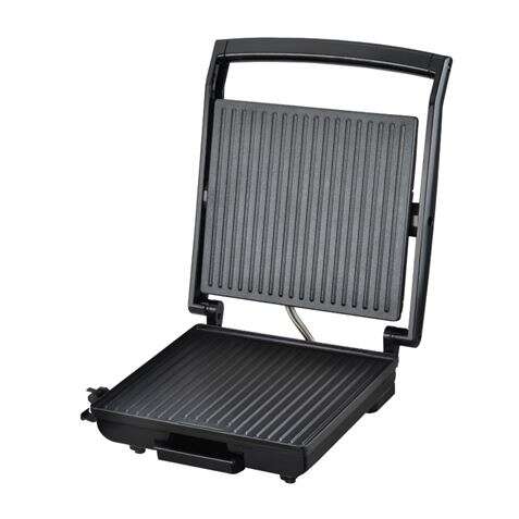 muvip sandwichera grill 1800w apertura hasta 105º placa superior basculante asa tacto frio