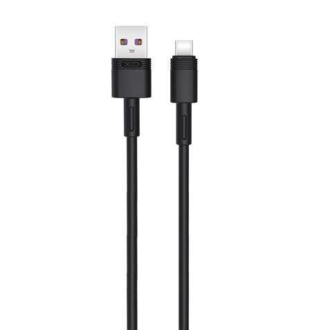 xo cable usb a macho a usb c macho 5a carga rapida + transmision de datos alta velocidad longitud 1m