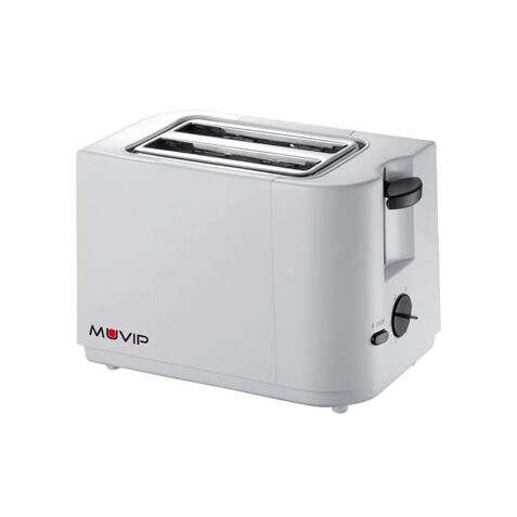 muvip tostadora de pan 700w capacidad para 2 rebanadas 6 niveles de tostado parada automatica y manual