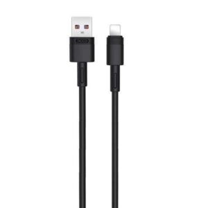 xo nb166 cable usb a macho a lightning 5a carga + transmision de datos alta velocidad longitud 1m