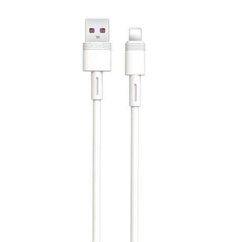 xo nb166 cable usb a macho a lightning 5a carga + transmision de datos alta velocidad longitud 1m