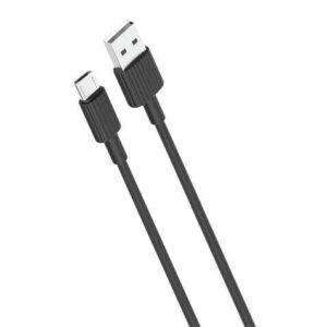 xo nb156 cable usb a macho a microusb 2.4a carga + transmision de datos alta velocidad longitud 1m