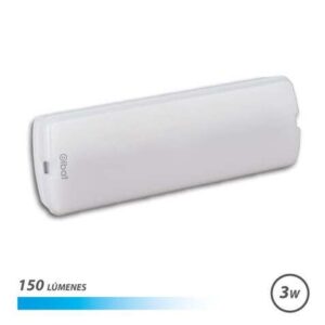 elbat luz de emergencia 3w 150lm 6000k luz fria autonomia hasta 3h ip20