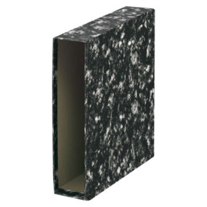 dohe archinovo funda para archivador de palanca formato folio medidas 288x357x82mm color negro jaspeado