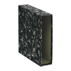 dohe archinovo funda para archivador de palanca formato a4 medidas 286x324x82mm color negro jaspeado