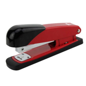 dohe grapadora de sobremesa metalica hasta 20 hojas capacidad 100 grapas color negro/rojo