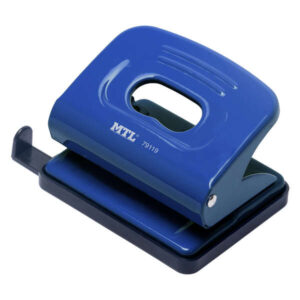 dohe taladro perforador metalico hasta 16 hojas guia y deposito color azul