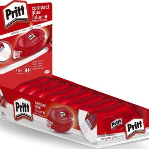 pritt compact roller adhesivo permanente 8.4mm x 10m aplicacion limpia preciso y reciclable