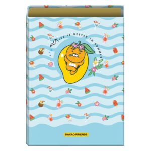 dohe kakao friends summer holiday carpeta de 4 anillas formato folio cubierta de carton forrado anillas niqueladas de 40mm