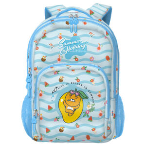 dohe kakao friends summer holiday mochila escolar grande 3 compartimentos bolsillos laterales tirantes acolchados y ajustables adaptable a carro