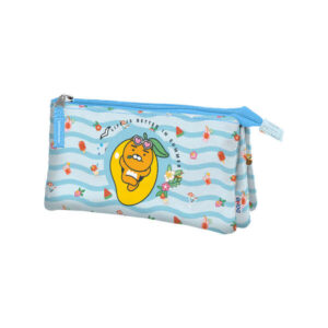 dohe kakao friends summer holiday portatodo triple 3 compartimentos cierres de cremallera