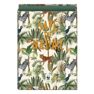 dohe wwf save the nature carpeta de 4 anillas formato folio cubierta de carton forrado anillas niqueladas de 40mm
