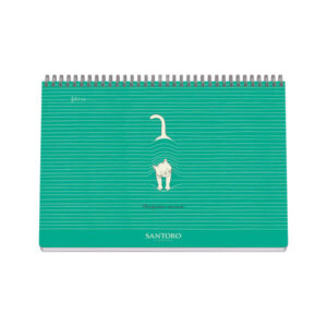 dohe santoro felines planificador perpetuo espiral wireo tapa semirigida encuadernacion horizontal tamaño a4 interior semana vista 64 hojas hojas impresas a 2 colores