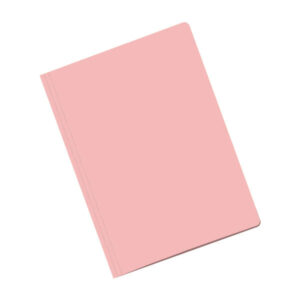 dohe pack de 50 subcarpetas de cartulina tamaño folio ranura para fastener color rosa claro