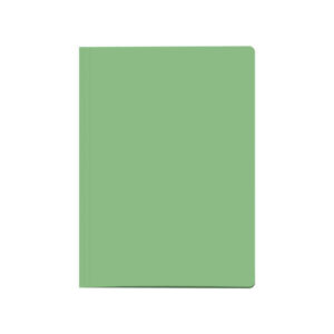 dohe pack de 50 subcarpetas de cartulina tamaño folio ranura para fastener color verde claro
