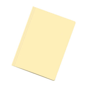 dohe pack de 50 subcarpetas de cartulina tamaño folio ranura para fastener color amarillo claro
