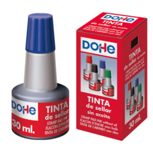 dohe tinta para tampones y sellos 30ml color azul