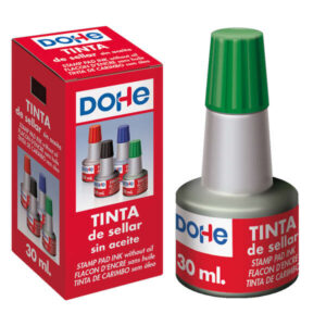 dohe tinta para tampones y sellos 30ml color verde