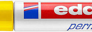edding 3000 rotulador permanente punta redonda de 1.5mm trazo entre 1.5 y 3mm recargable secado rapido color amarillo