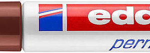 edding 3000 rotulador permanente punta redonda de 1.5mm trazo entre 1.5 y 3mm recargable secado rapido color marron