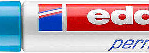 edding 3000 rotulador permanente punta redonda de 1.5mm trazo entre 1.5 y 3mm recargable secado rapido color azul claro