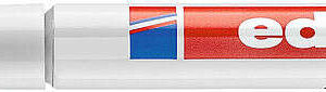 edding 780 rotulador permanente de tinta opaca punta redonda trazo 0.8mm puntas de recambio disponibles secado rapido color blanco