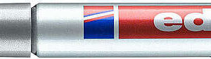 edding 780 rotulador permanente de tinta opaca punta redonda trazo 0.8mm puntas de recambio disponibles secado rapido color plata